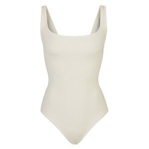 SKIMS Ribbed Stretch Cotton Bodysuit